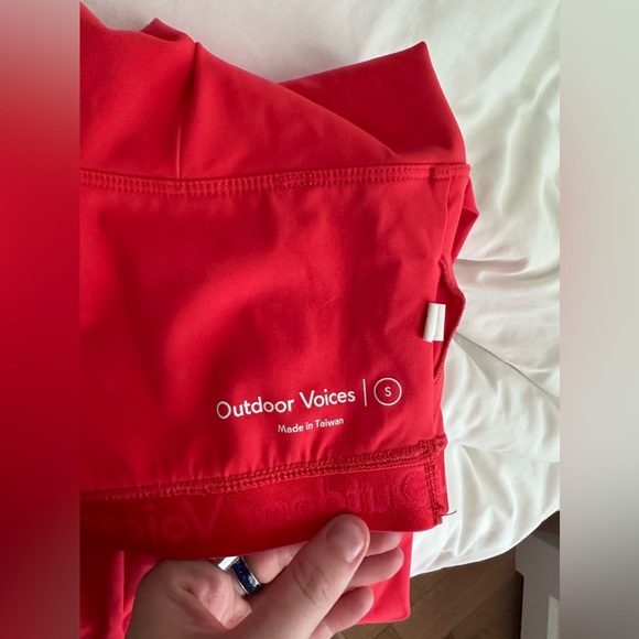 Outdoor Voices Dresses - One Shoulder Dress in Poppy Size Small - Picture 3 of 7